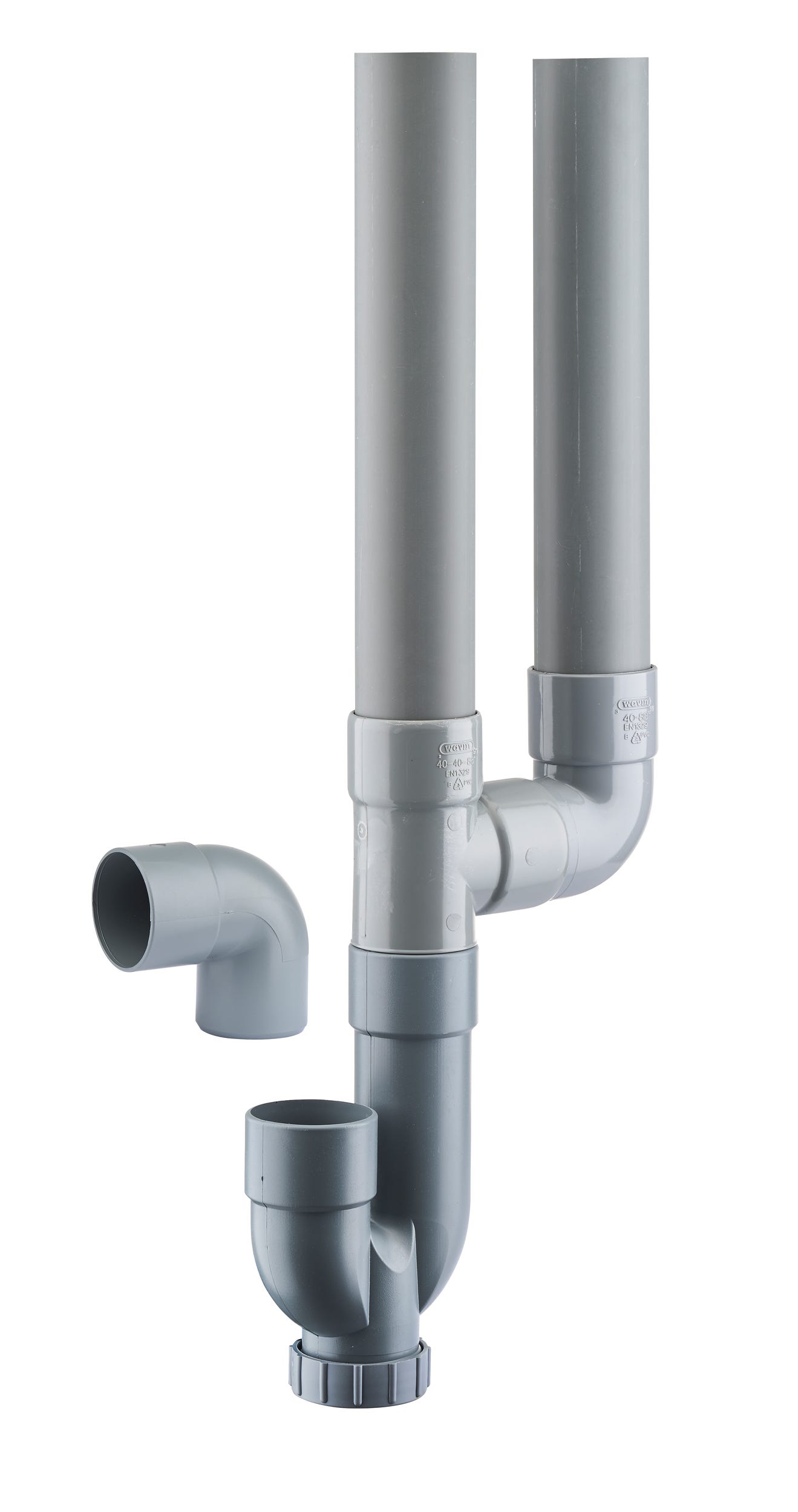 Wirquin Sifone Per Lavabo Neo Air D40 - Bianco, Antiodore, Facile Installazione, Zero Perdite - Foto 3