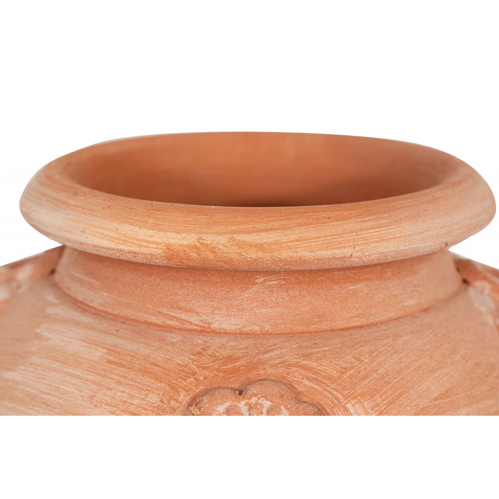BISCOTTINI Orcino Vaso da giardino in terracotta toscana 28x25x30cm - Vasi Portaombrelli da esterno resistente al gelo - Vaso per ingresso - 4