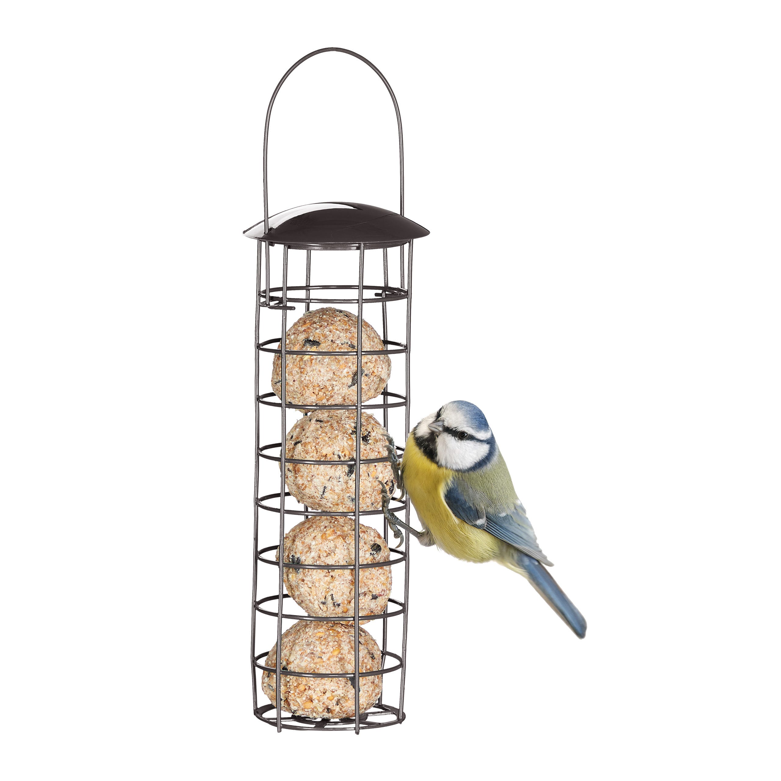 Mangiatoia Per Uccelli Da Appendere - Design Pieghevole Con Tetto - A Prova Di Umidità E Scoiattoli - 20x20x25 Cm - Plastica Resistente Per Giardino E Balcone