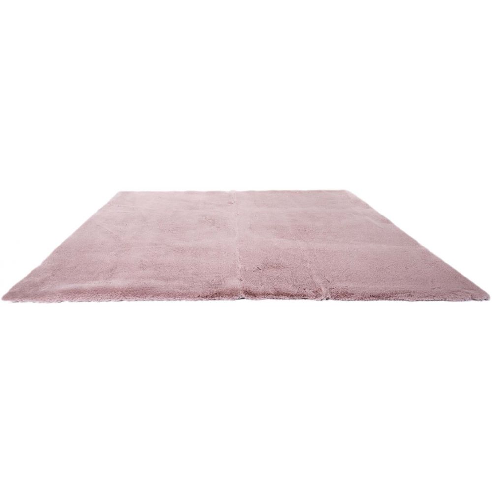 Tapis Imitation Fourrure Fin Rose 120x170cm - 6