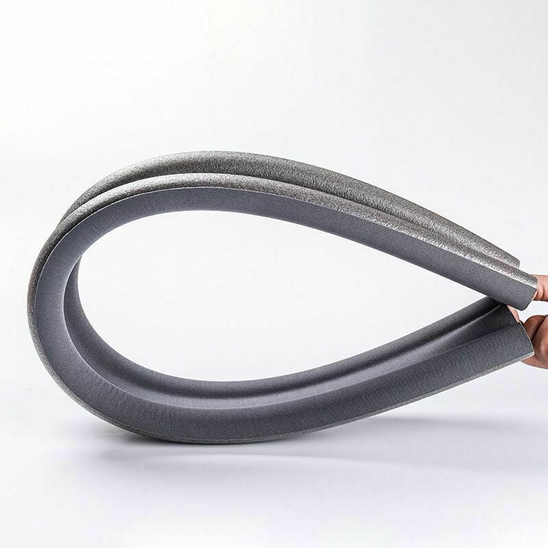 Tigrezy Bas de Porte Double Isolant Boudin de Porte Stop Froid Bas de Porte Isolant Double Boudin Protection Contre(Gris, 1 Pièce) - 3