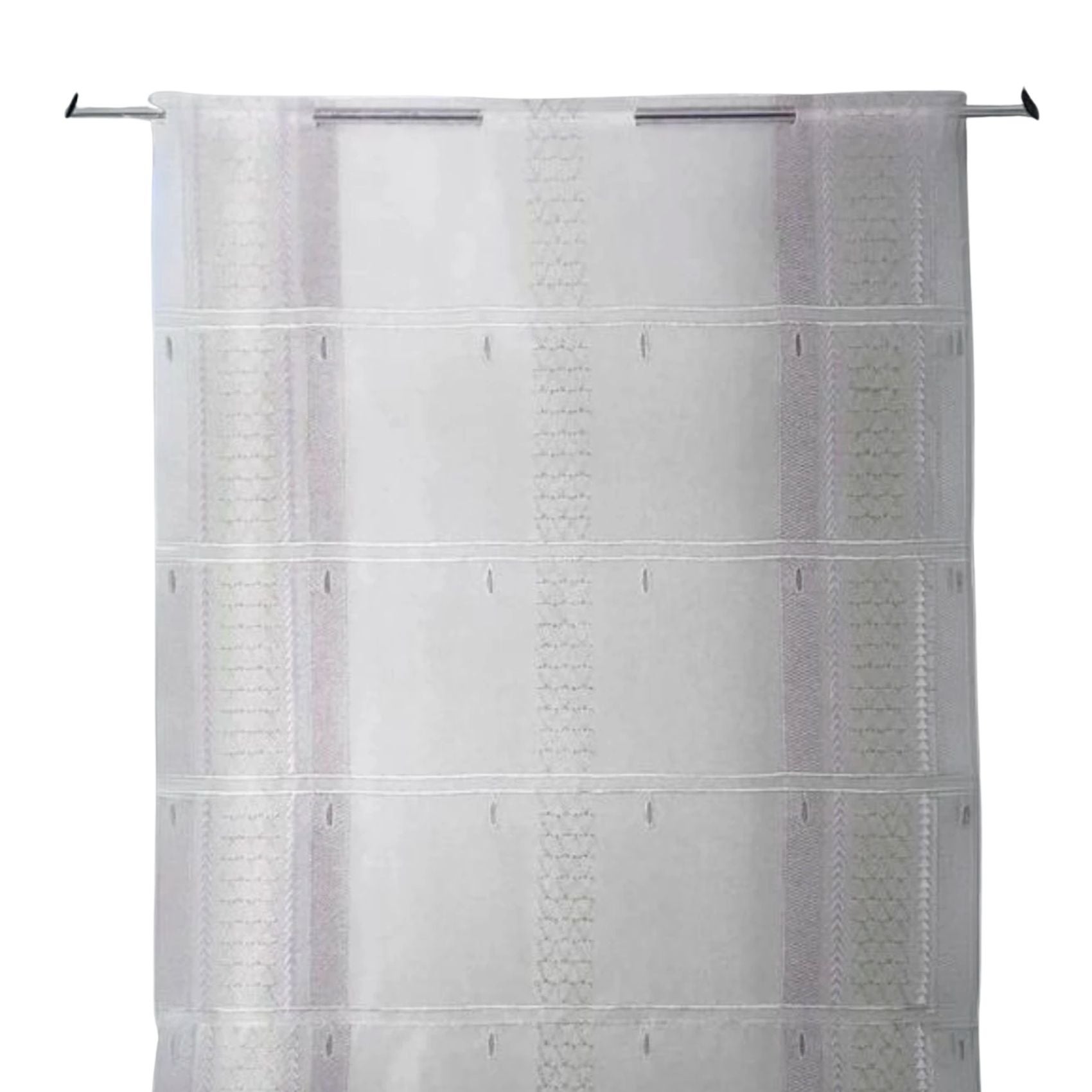 Modulable droit à motifs géométriques - Gris clair - 58x180 cm - Polyester - 2