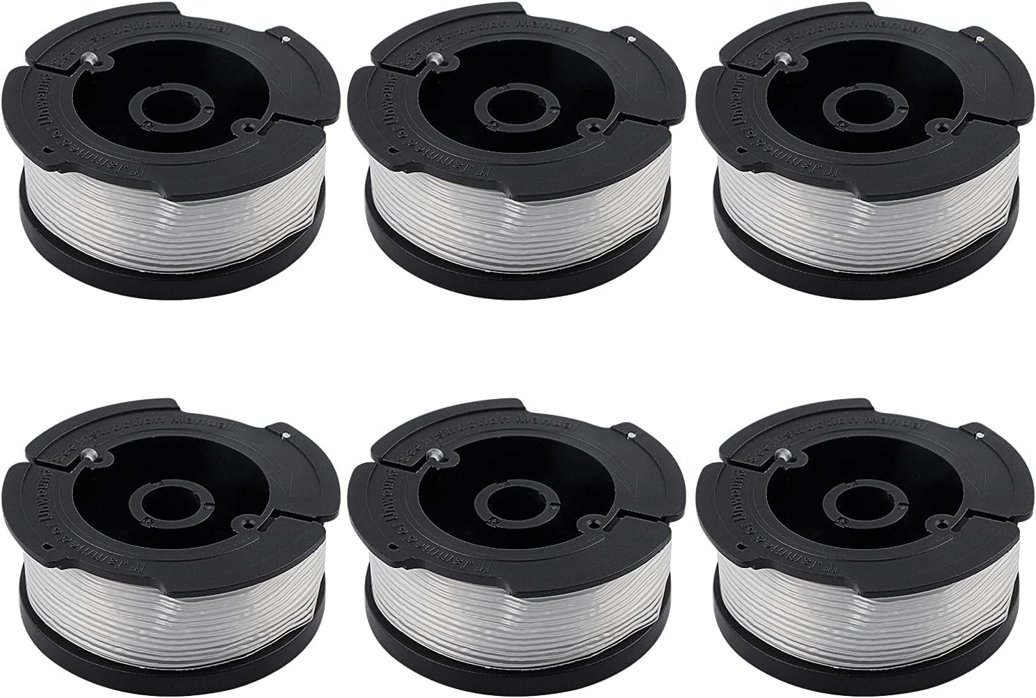 Zestaw 6 szpul zapasowych do podkaszarek Black+Decker STC1820/ST1823/GLC1823/ST5530