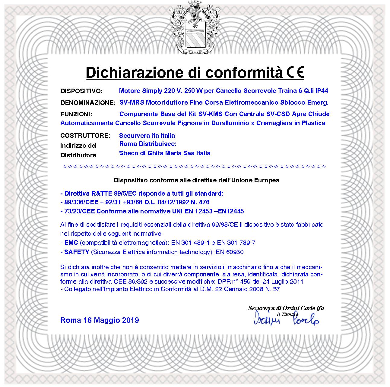 Motore 230 V Con Centrale per Cancello Scorrevole Traina 6 Q.li 2 Radiocomandi Faro Selettore Coppia Fotocellule Pignone Acciaio M4 Z12 Fine Corsa Ele - 4