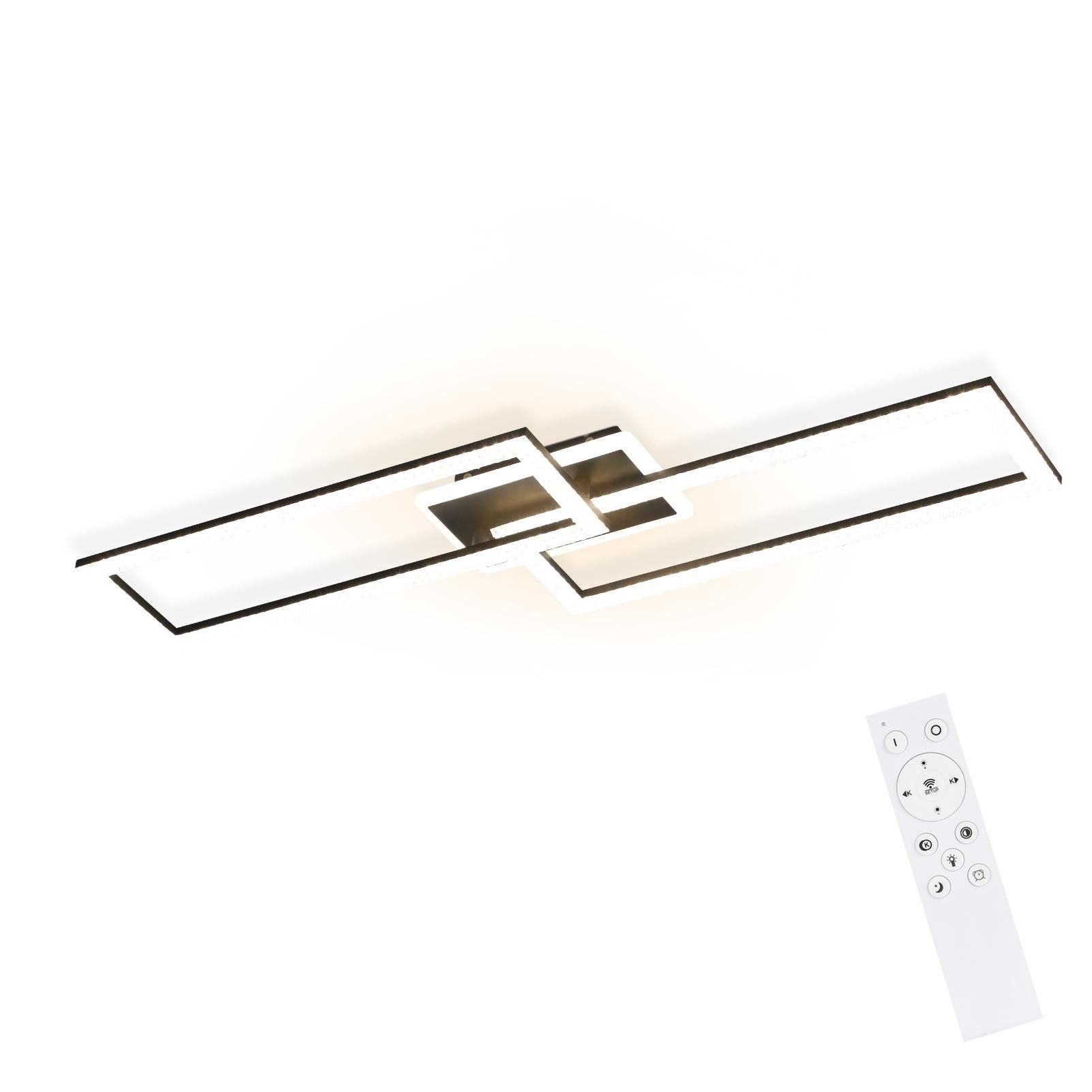 ZMH Nowoczesna kryształowa lampa sufitowa LED z pilotem – 56 W - 2