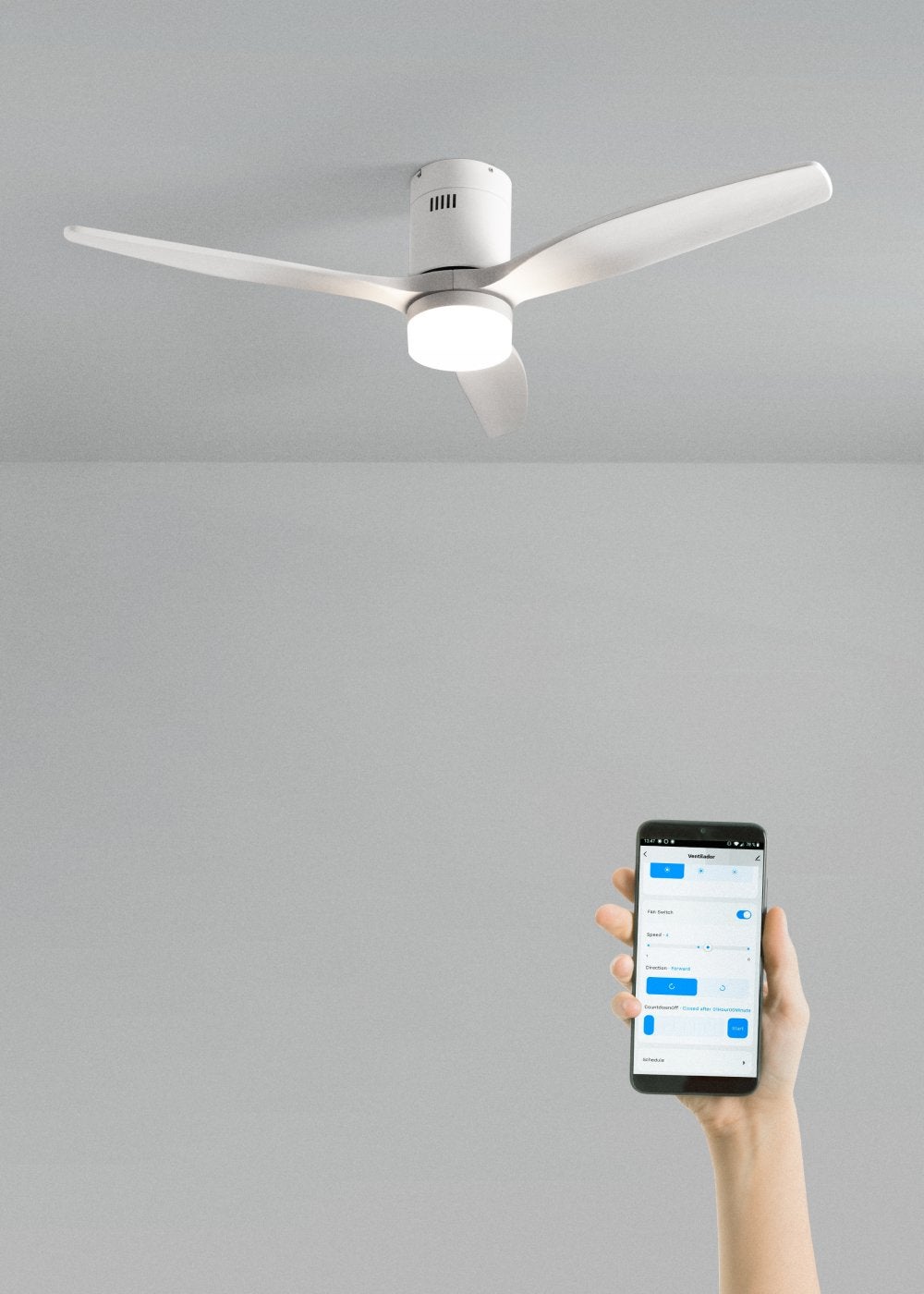 CREATE - WINDCALM DC - Funzione Estate/Inverno - Ventilatore Da