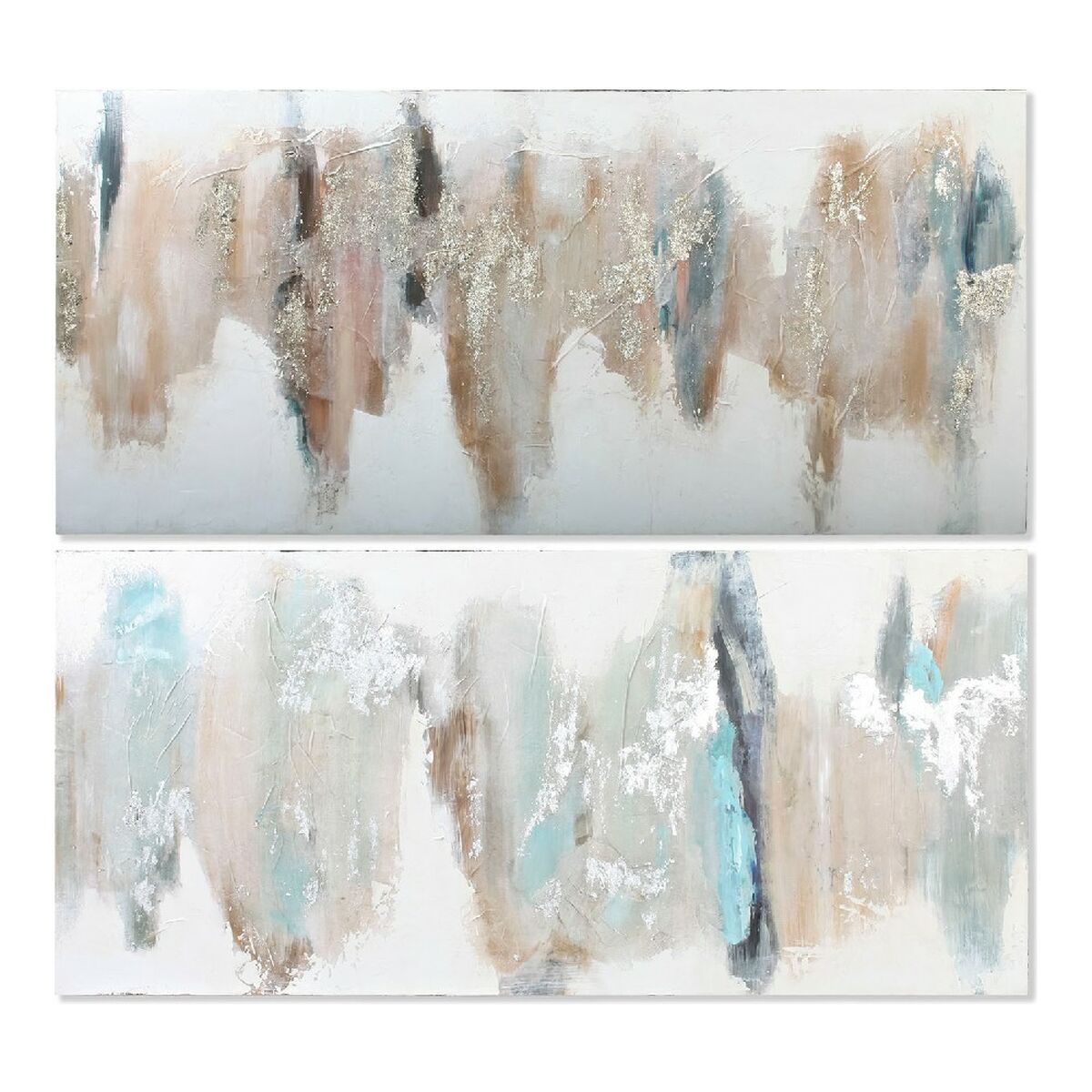 Cuadro dkd home decor cu-179205 150 x 4 x 70 cm abstracto moderno (2 unidades) 8424001792054 s3013585 dkd home decor