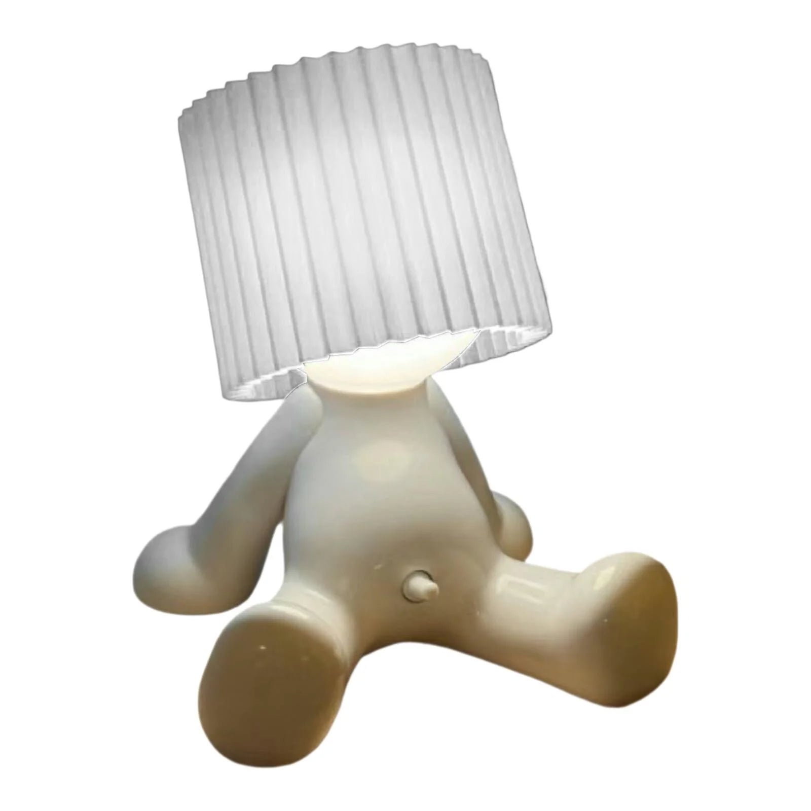 Lampa stołowa Shy Boy, ładowalna lampka biurkowa, nastrojowe oświetlenie do sypialni, kreatywny element dekoracyjny do biura