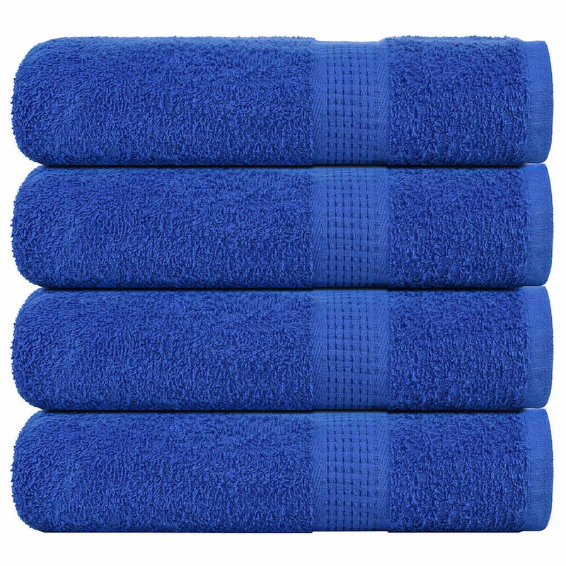 Ręczniki kąpielowe, FROGN, 4 szt., niebieskie, 70x140 cm, 360 g/m² vidaXL