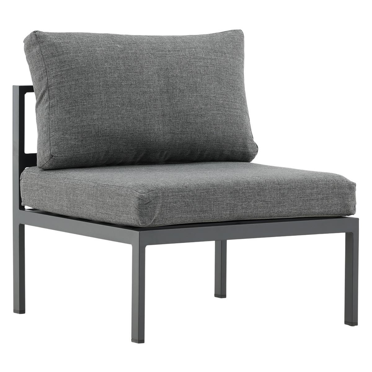 Copacabana sofa ogrodowa część środkowa czarna.