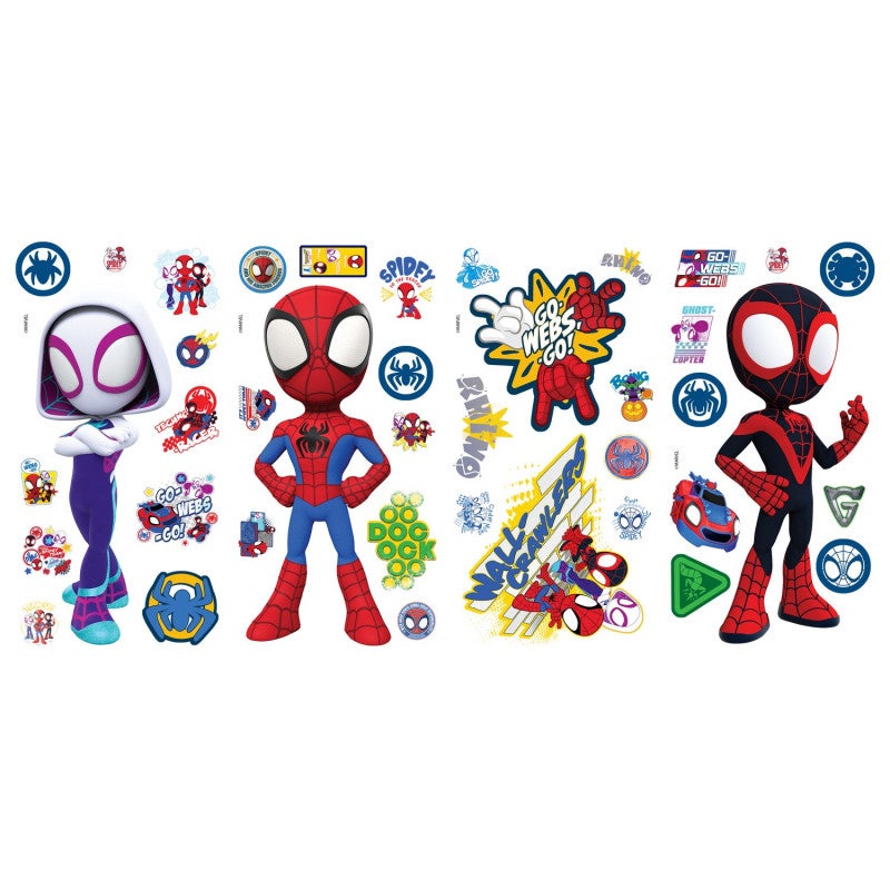 Adesivi Murali Giganti RoomMates – Amazing Spider-Man In Piedi – 29 Pezzi, Rimovibili, Per Camerette E Giochi, Prodotto USA
