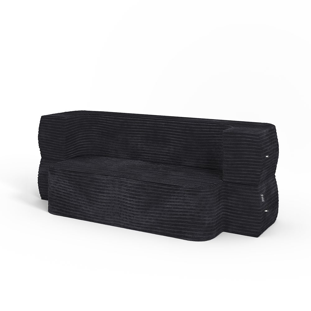 Matelas Pliant Anthracite VitaliSpa 190x70x10 Cm - Lit D'Appoint Léger Avec Poignées, Idéal Invités