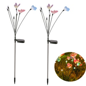 Lumière Solaire De Jardin Père Noël Avec Arrosoir - Déco Noël étanche IP65, 8-10h D'autonomie