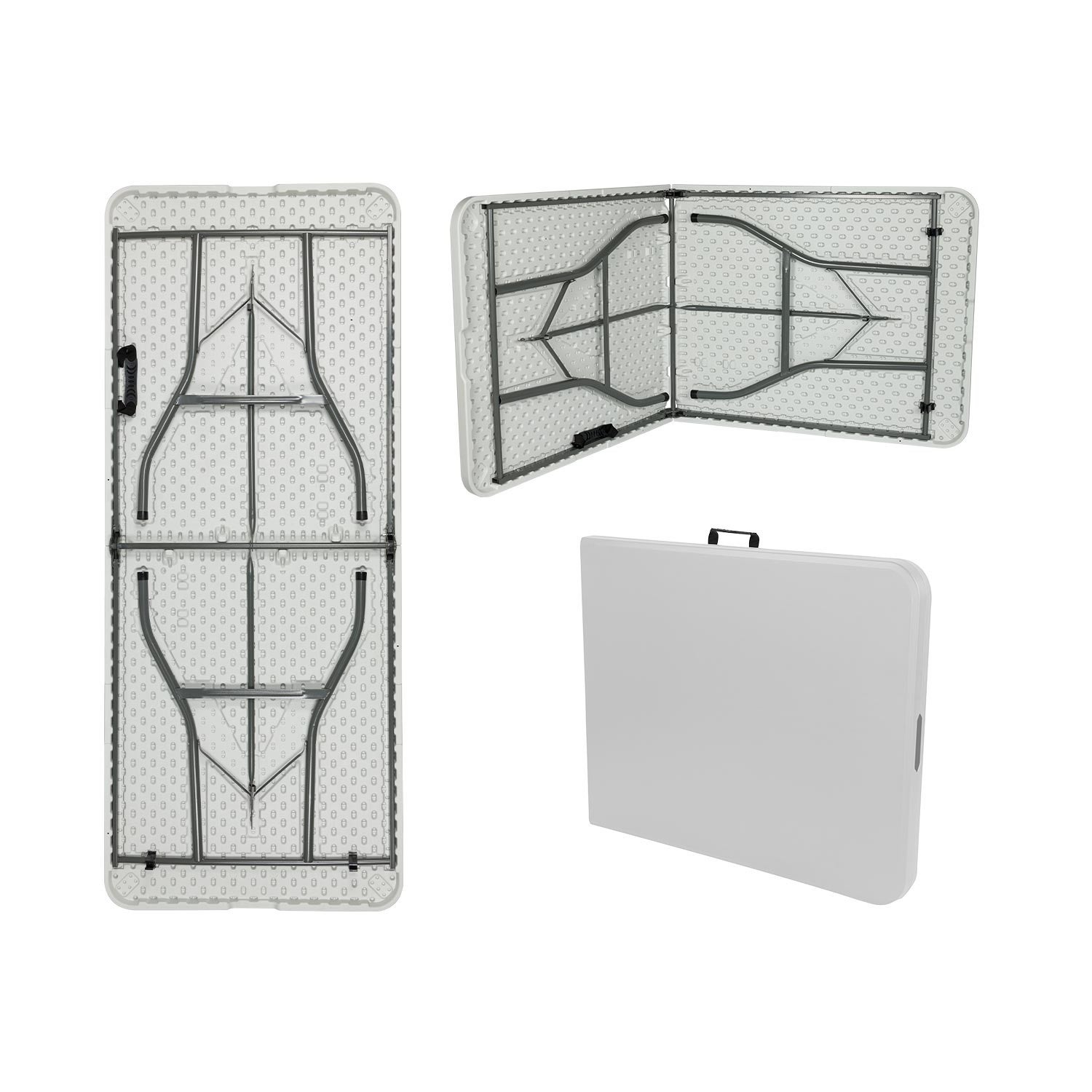 Pack de 2 Tables Pliantes 180cm Rectangulaire Restauration O91 - 5