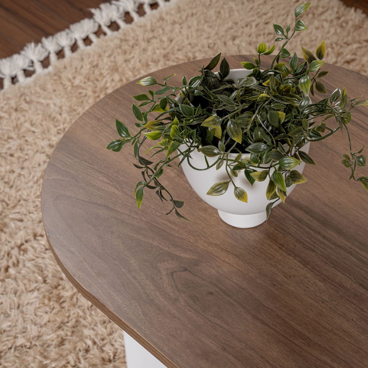 Mesa de centro moderna de melamina 119x60 cm Sable | Leroy Merlin