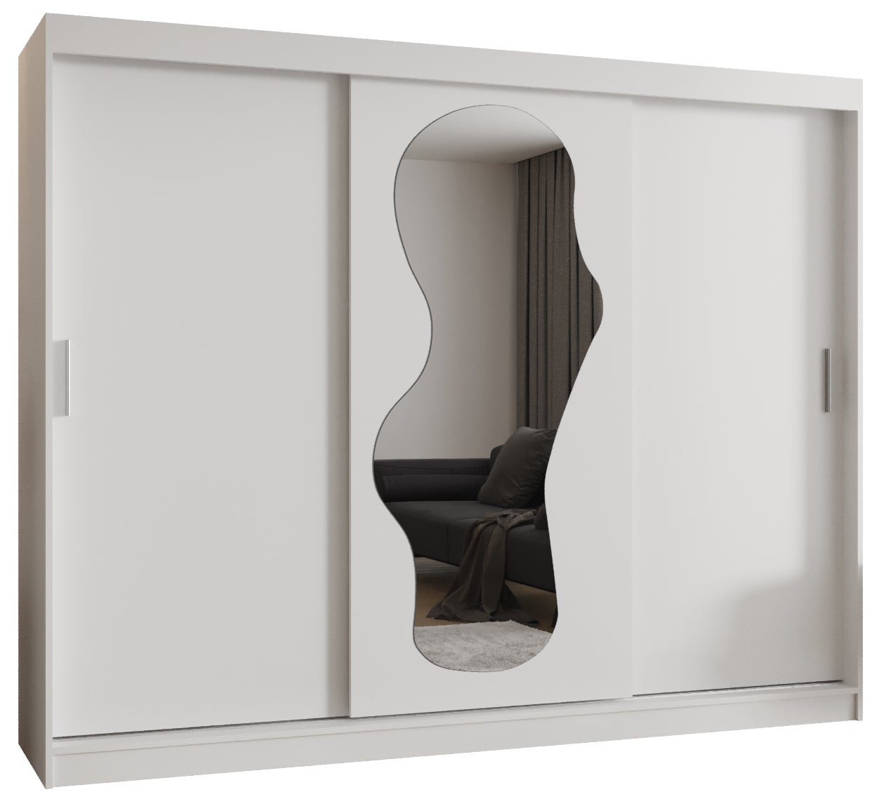 Szafa przesuwna garderoba ULTRA 250 x 62 x 200 cm Biały