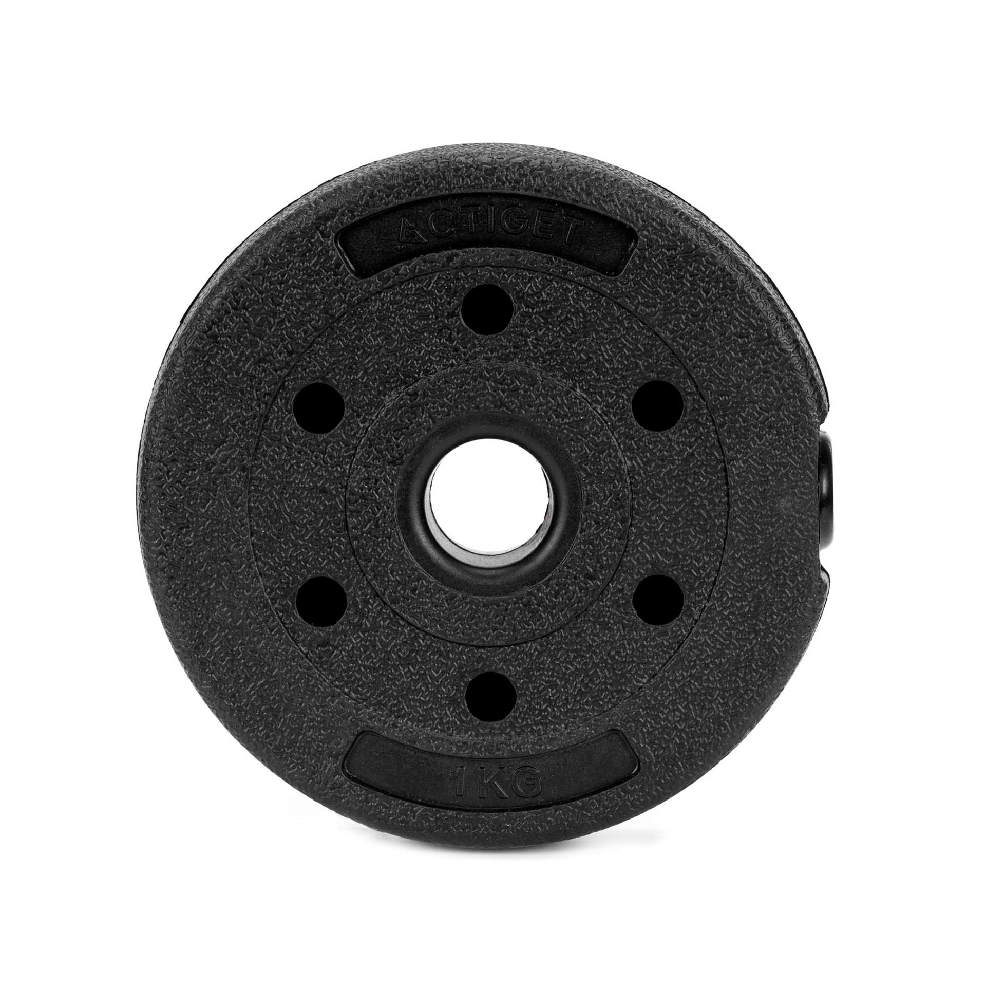 Hantles de 30 kg para treinamento de força. O conjunto contém 2 halteres de 15 kg cada. - 8