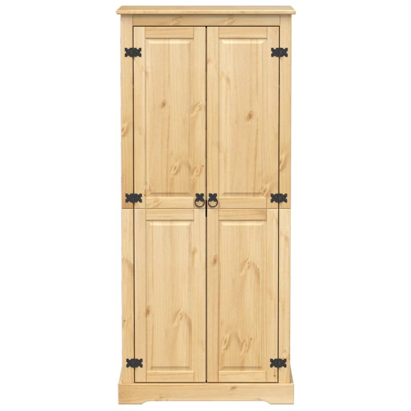 Armadio Corona 76x50x170 cm in Legno Massello di Pino vidaXL - 4