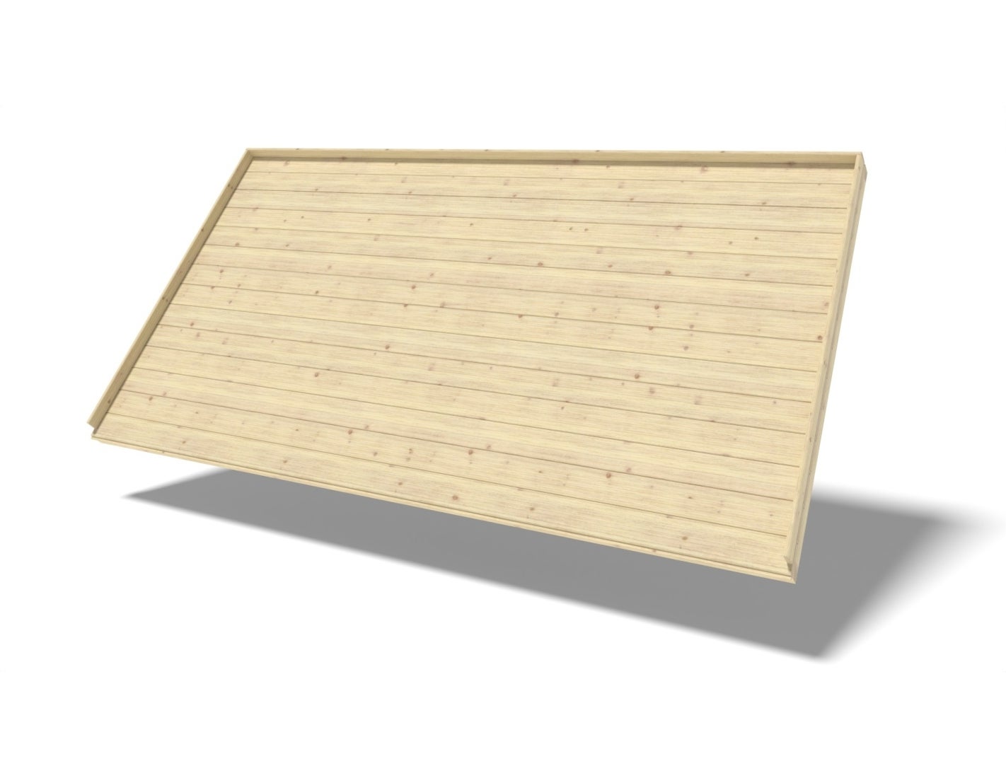 Plancher universel pour abris de jardin - 18 mm - paquet de 3 m2 - Non traité - POD04 - ALTANKA - 3