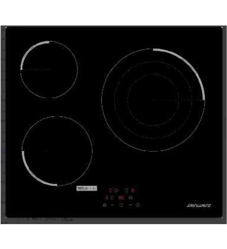 Benavent VBBR360 Placa Vitrocerámica 3 Zonas 60cm Negra - Imagen 2