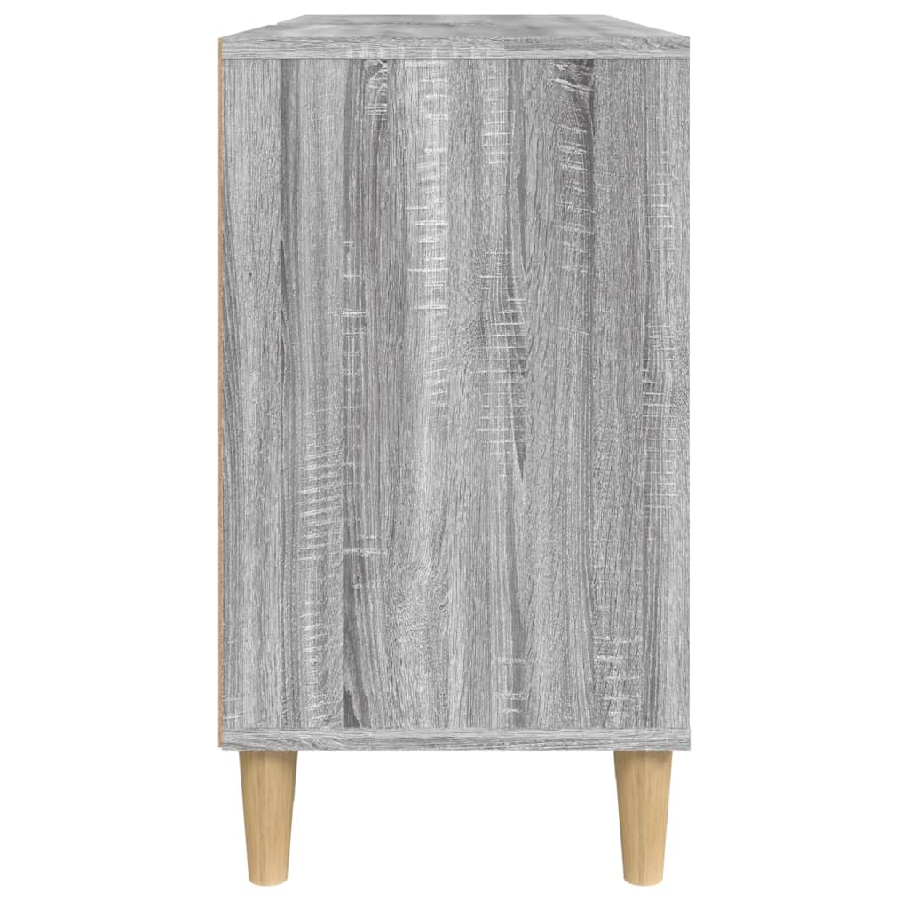 Maison Exclusive - Mobile Lavabo Grigio Sonoma 80x33x60 cm in Legno Multistrato - 8