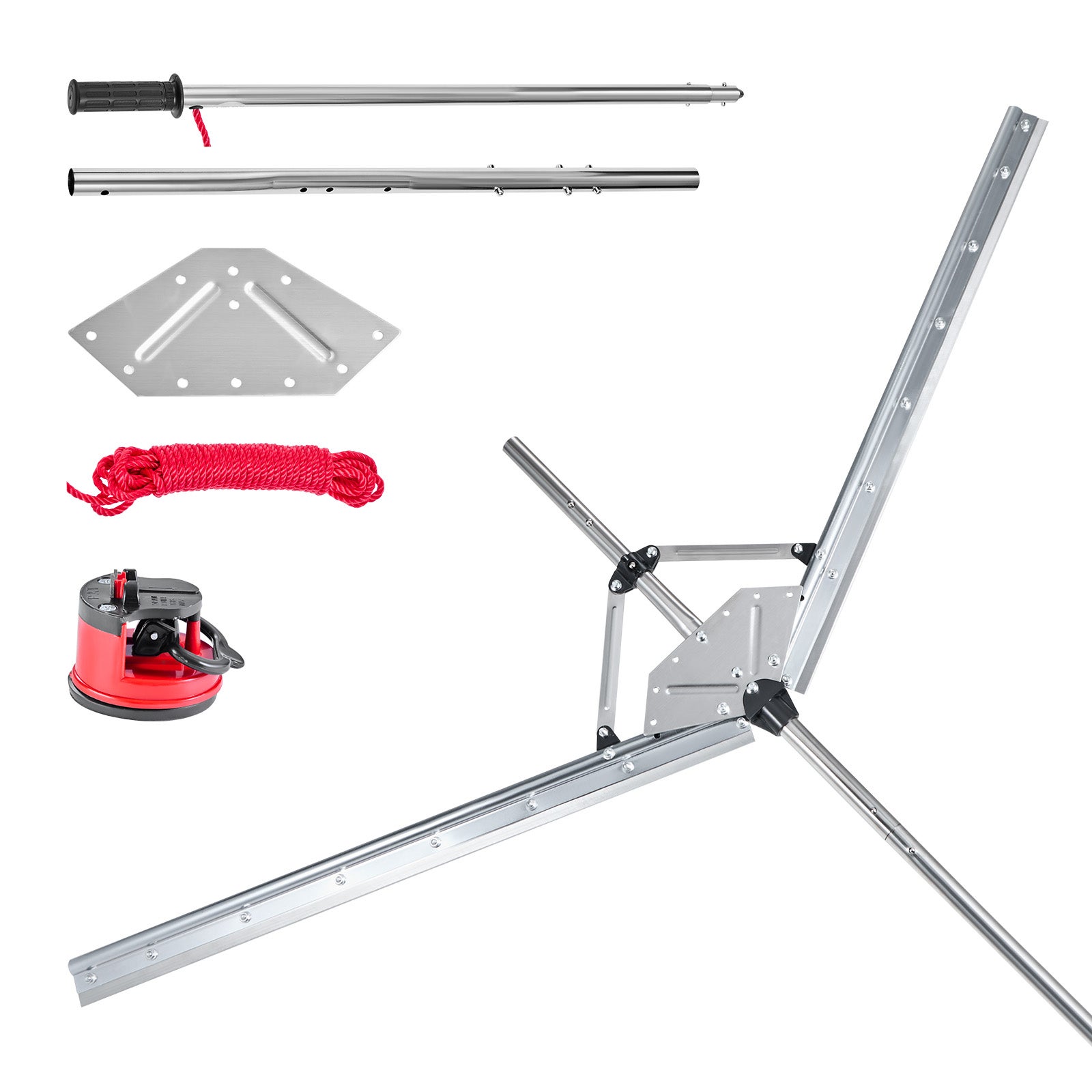 VEVOR Lake Weed Cutter Pond Rake Lake Rake Szerokość koszenia 157 cm Lina 9 m