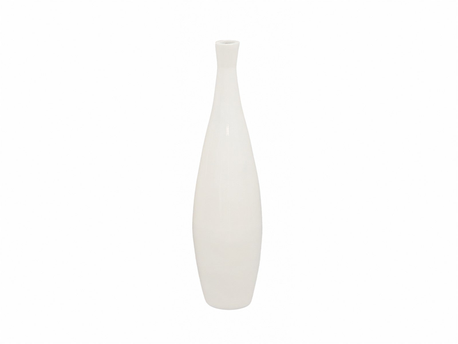 Vase blanc 25x25x90cm - 2