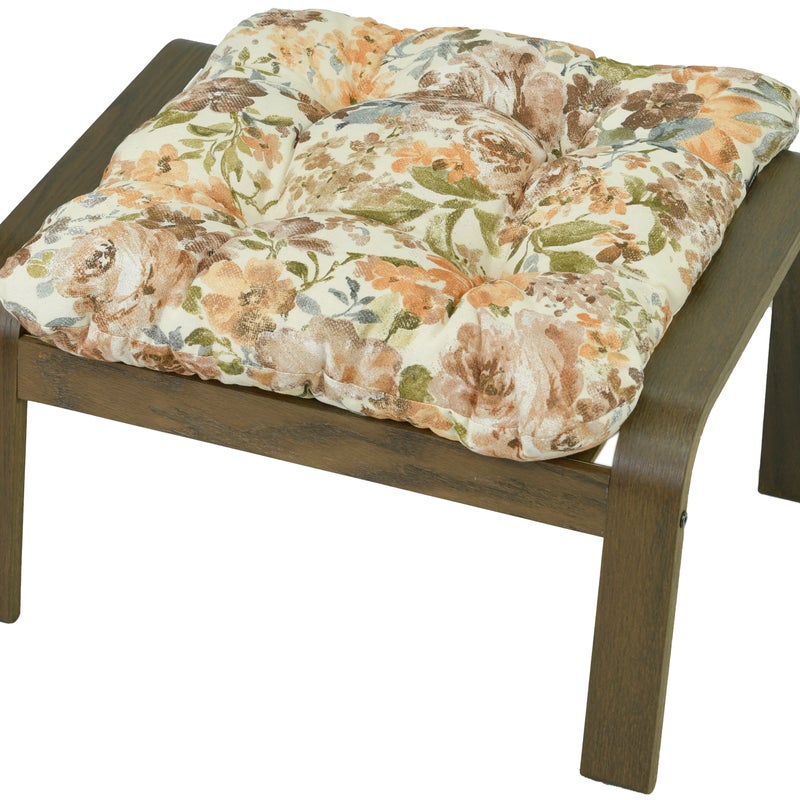 Poduszka na podnóżek do fotela POANG AMPO beżowy brązowy 1 szt.