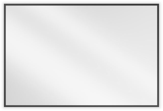 Mexen Loft lustro łazienkowe prostokątne 90 x 60 cm, rama czarna - 9852-090-060-000-70