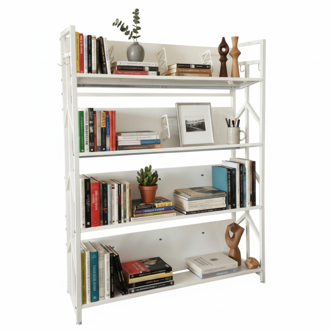 YITAHOME Libreria Industriale 13 Ripiani | Scaffale In Legno E Metallo, 160x27x163 Cm, 20 Kg Per Ripiano, Con Ganci E Cinghie Antiribaltamento