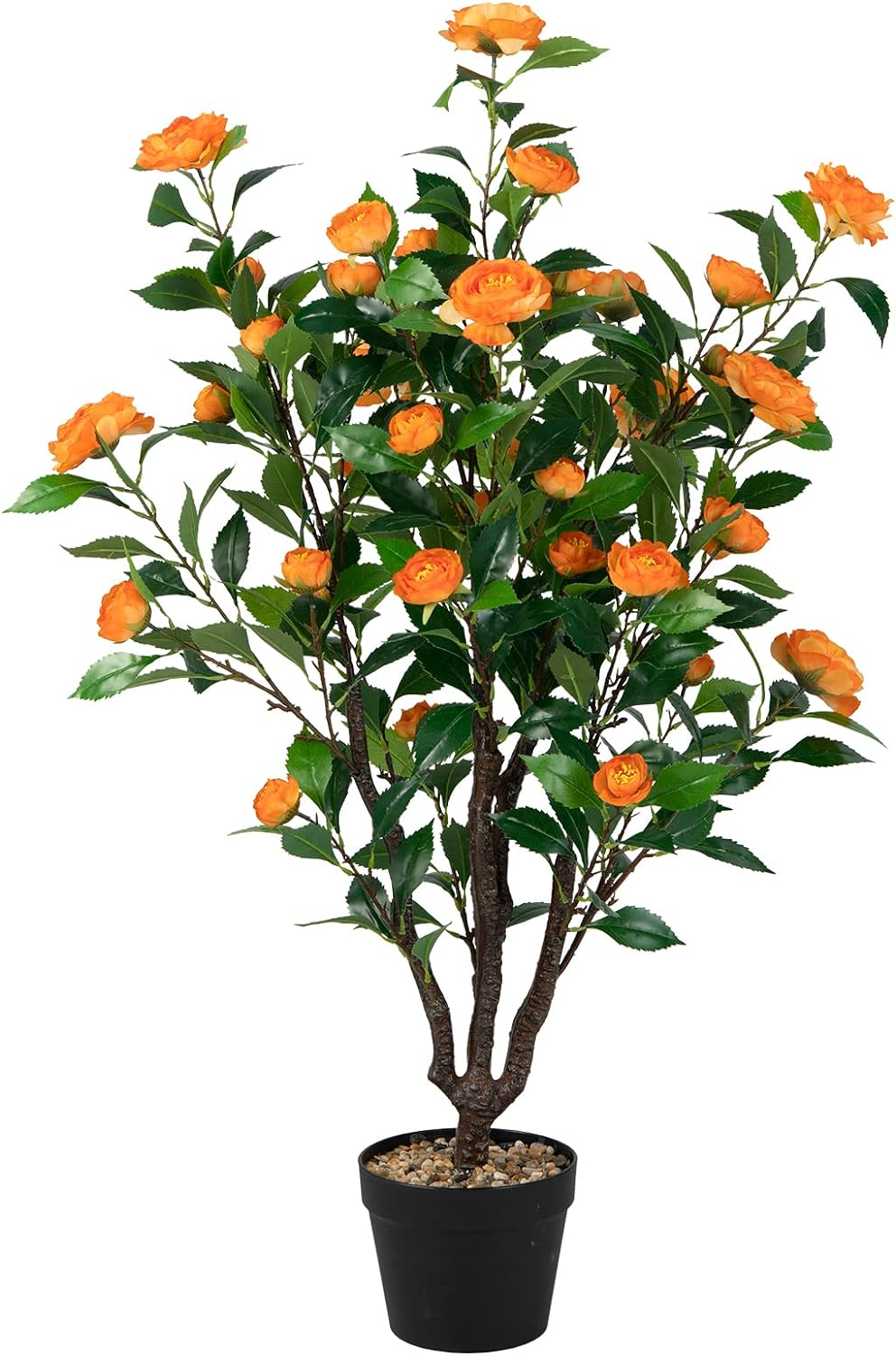 Lot De 2 Camélias Artificiels – Plantes De Camélia Réalistes