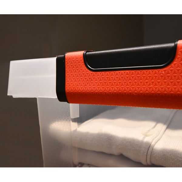 Boîte de rangement solide à roulettes Clipstock 75 litres - 5