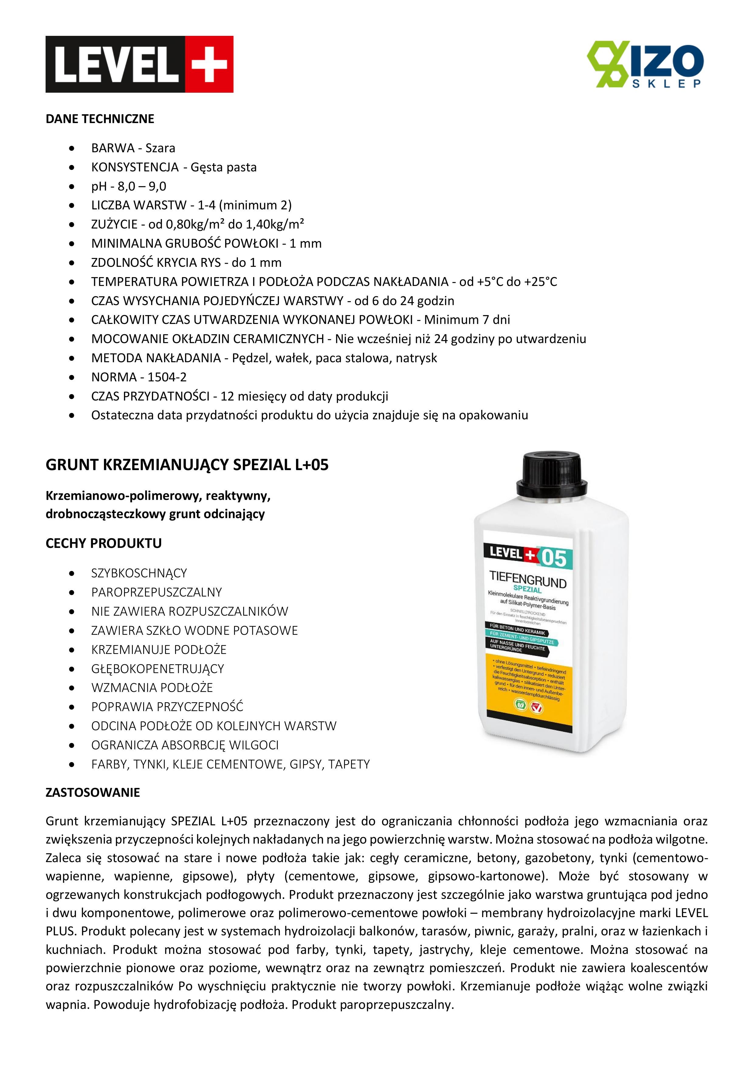 LEVEL+ Kit d'étanchéité pour l'étanchéité de la douche Salle de bain Bande d'étanchéité Film liquide 4kg SET08 - 9