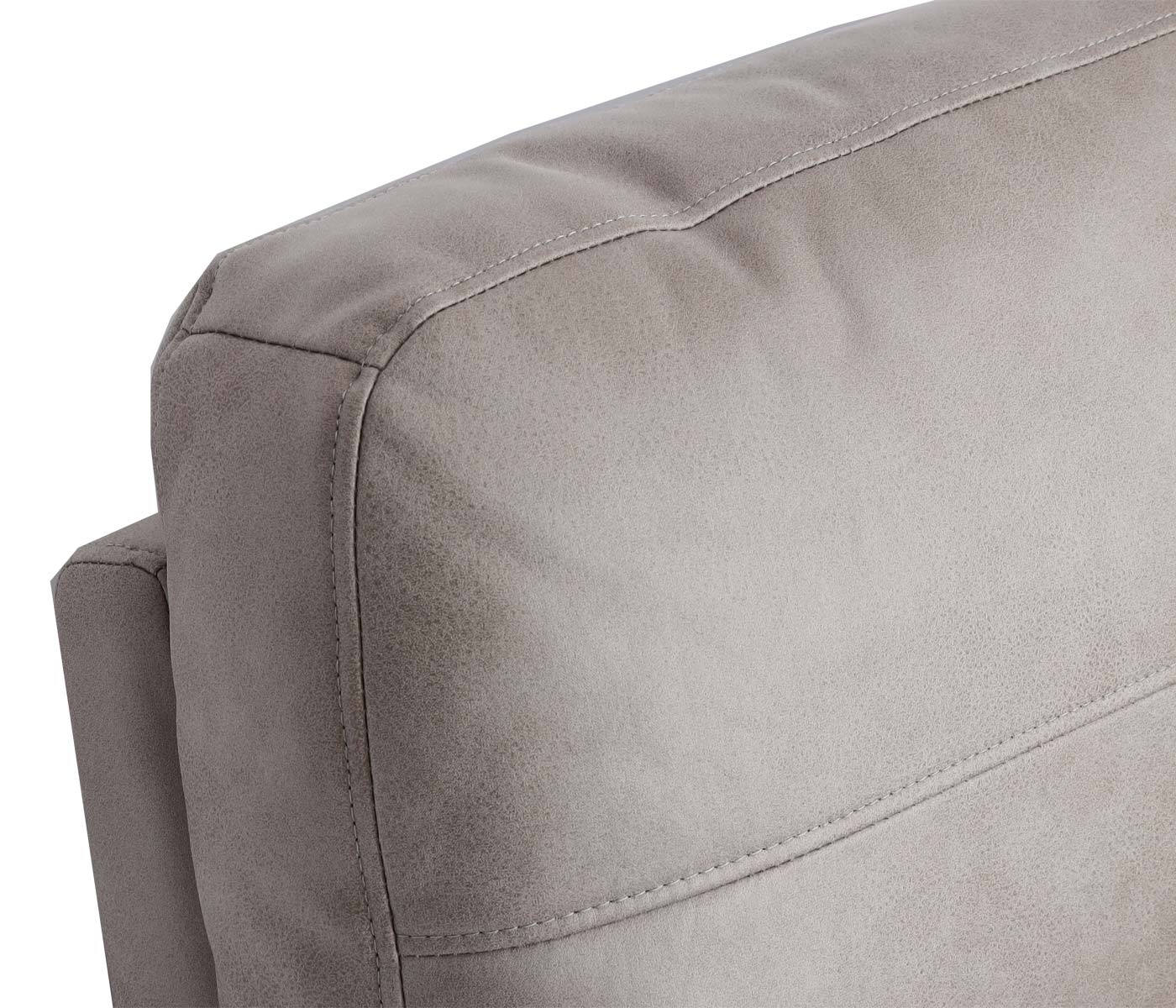 Poltrona da cinema 2 posti HWC-K17 regolabile tessuto grigio chiaro - 6