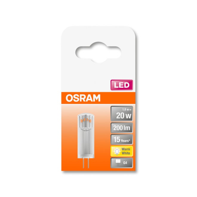 Osram STAR lampada LED Bianco caldo 2700 K 1.8 W G4 F - 6