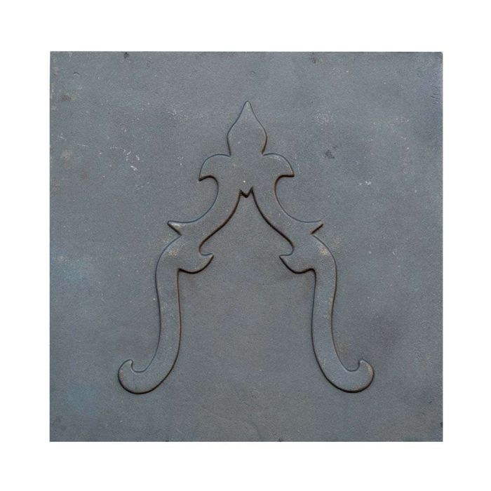 Płyta żeliwna do kominka Giglio decor CM. 80×60 TH. 1,2 cm DS