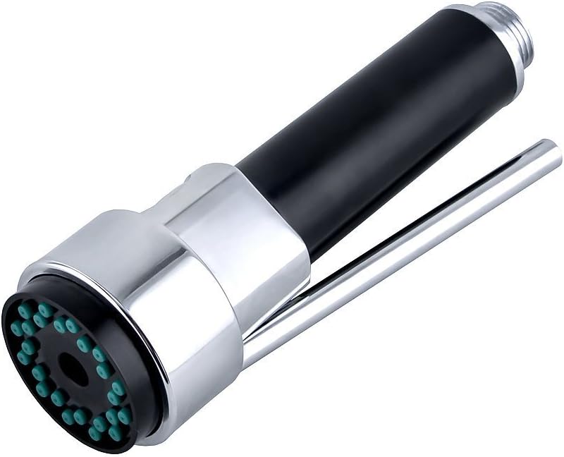 Bateria kuchenna i łazienkowa, wyciągana wylewka, wymienna głowica, polerowany chrom