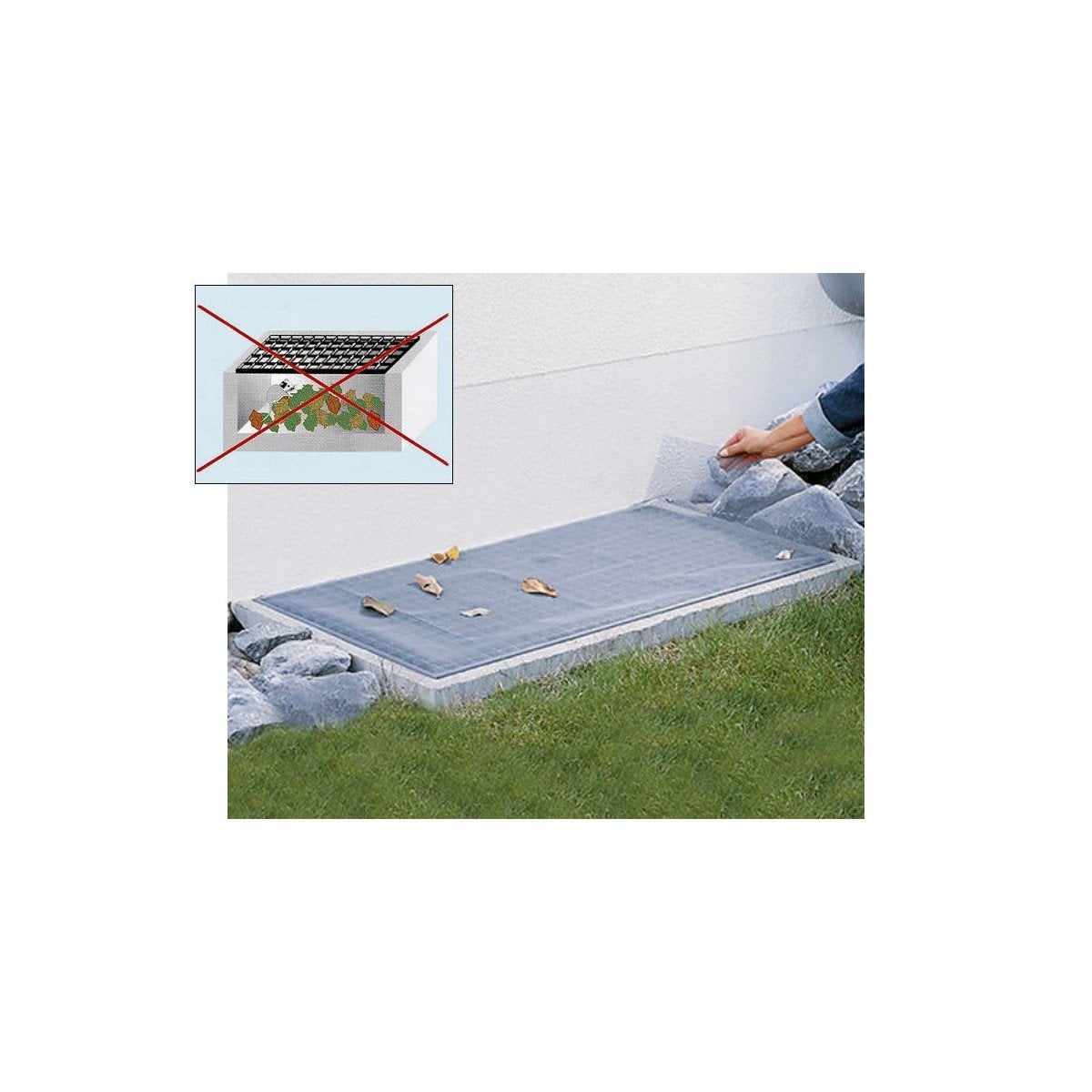 Reti Copri Barili Pioggia 95cm - 2 Pezzi Con Coulisse Per Giardino - Foto 4