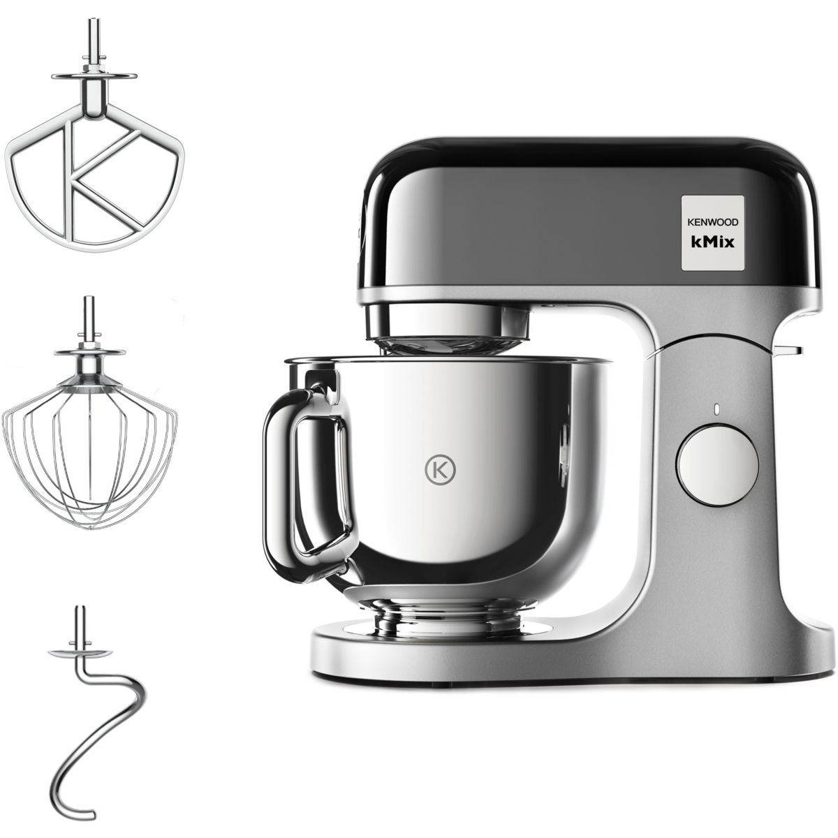 Kenwood  Kmx760bc Kmix Impastatrice Planetaria, Ciotola Con Manico In Acciaio Da 5L, 3 Ganci Di Miscelazione Potenza 1000W, Personalizzabile Con Oltre , Leroy Merlin