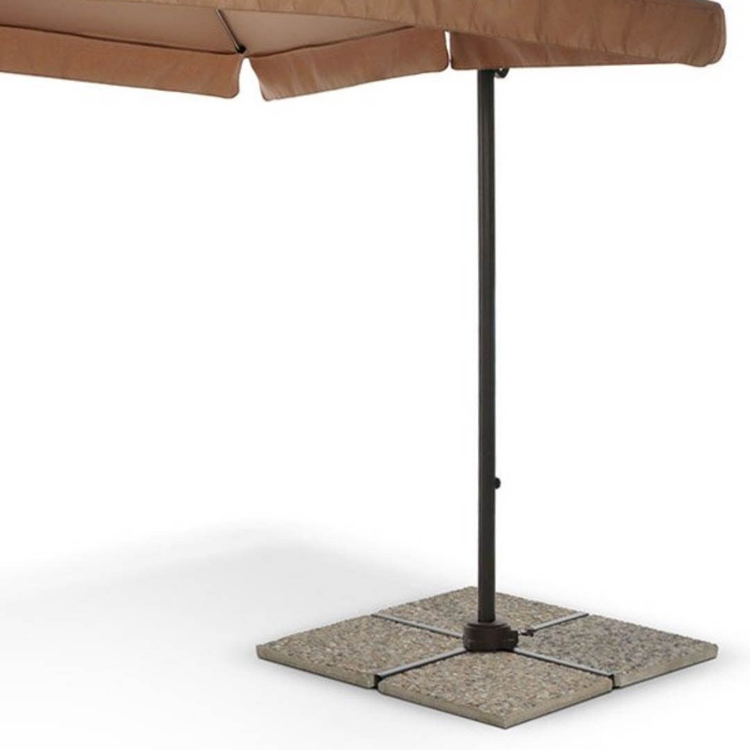 VONROC Ombrellone a sbalzo Pisogne 300x300cm – Parasole Premium | Beige | Leroy Merlin