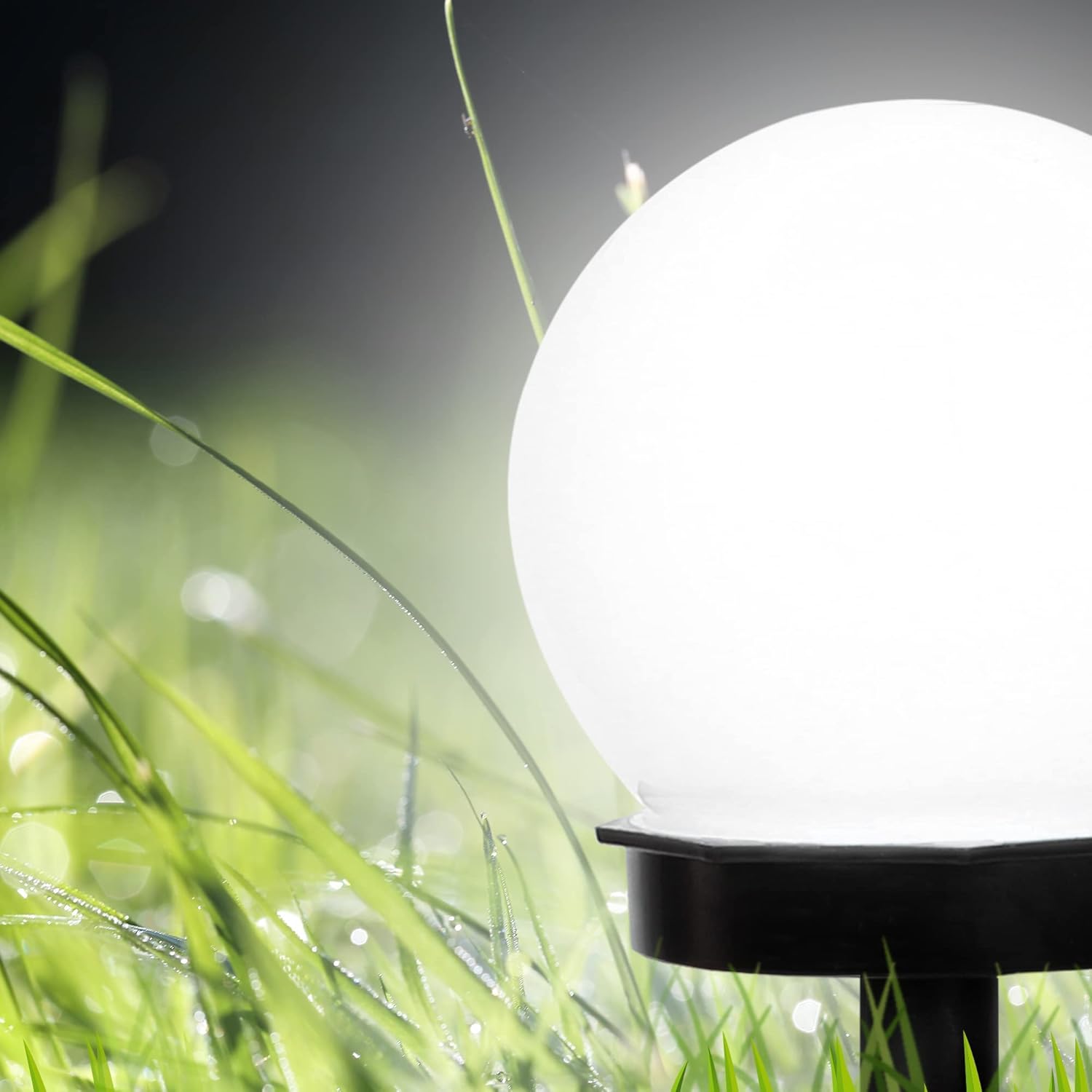 Set 5 Luci Solari Da Giardino Con Tubi Pieghevoli 115 LED | Illuminazione Esterna Con Timer E 8 Modalità | Bianco Freddo