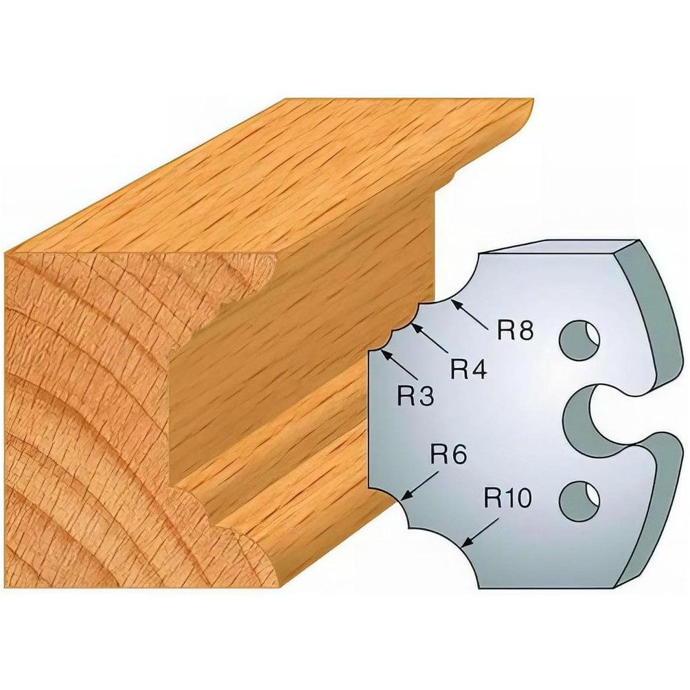 Jeu de 2 Fers Profilés Acier HT 50 x 5,5 mm - N°220 1/4 de rond ...