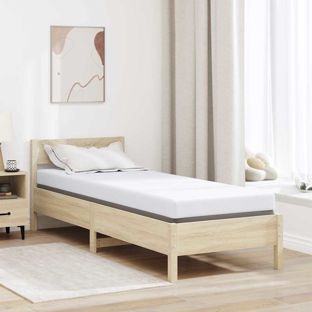 Nakładka na materac Biały 80 x 200 cm Tkanina jacquard vidaXL