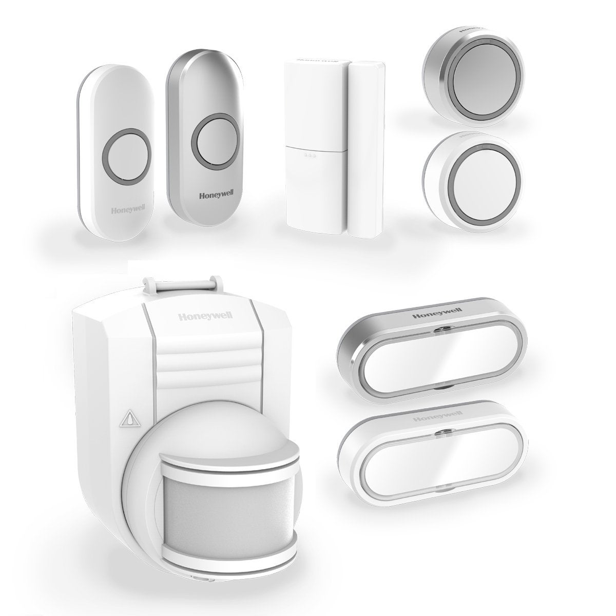 Honeywell DCP311 Campanello Serie 3 Ritratto Push Bianco - 2