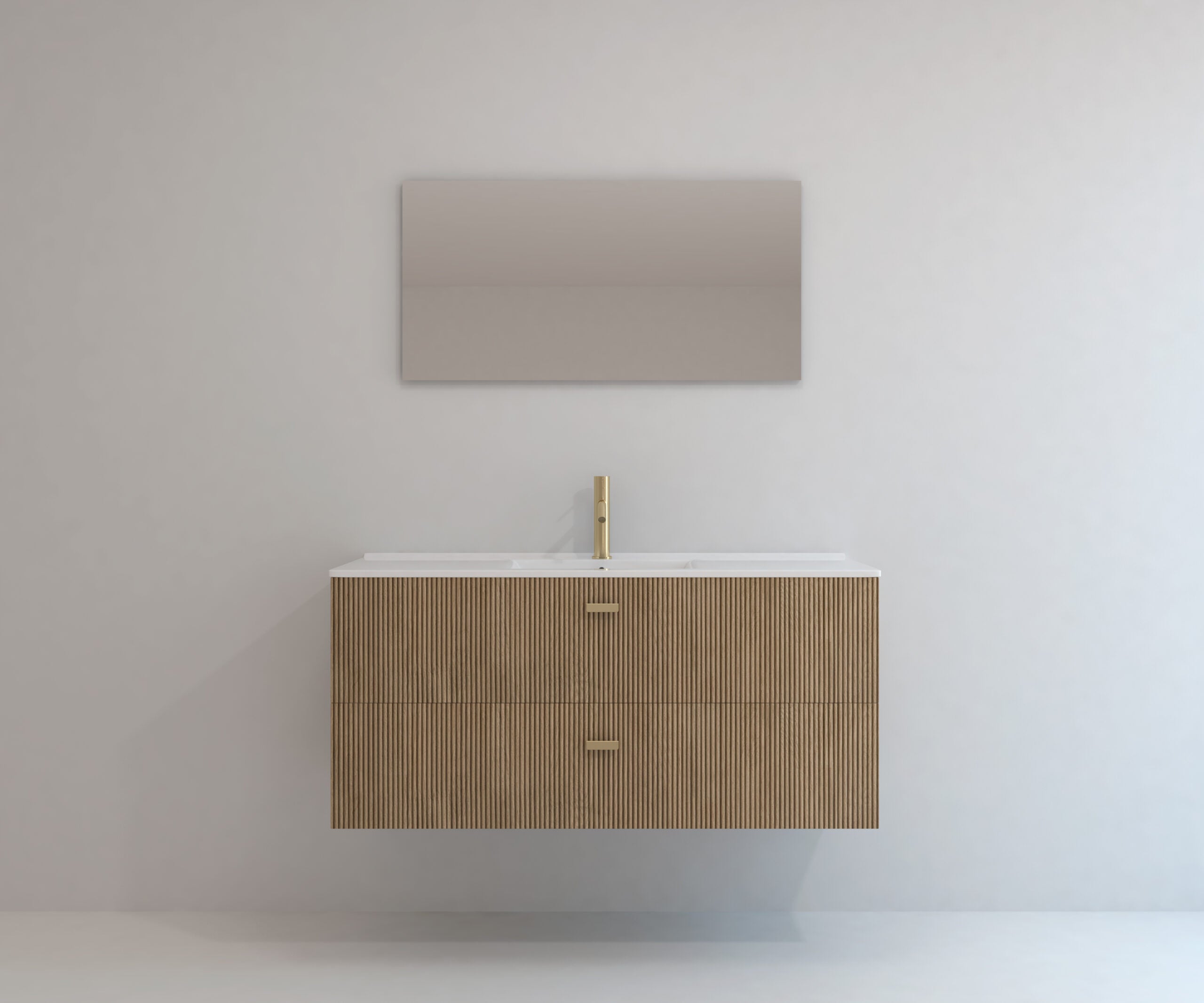 Ensemble de meubles de salle de bain Avantarea GARONNE Alcatraz 120 cm + lavabo - 4