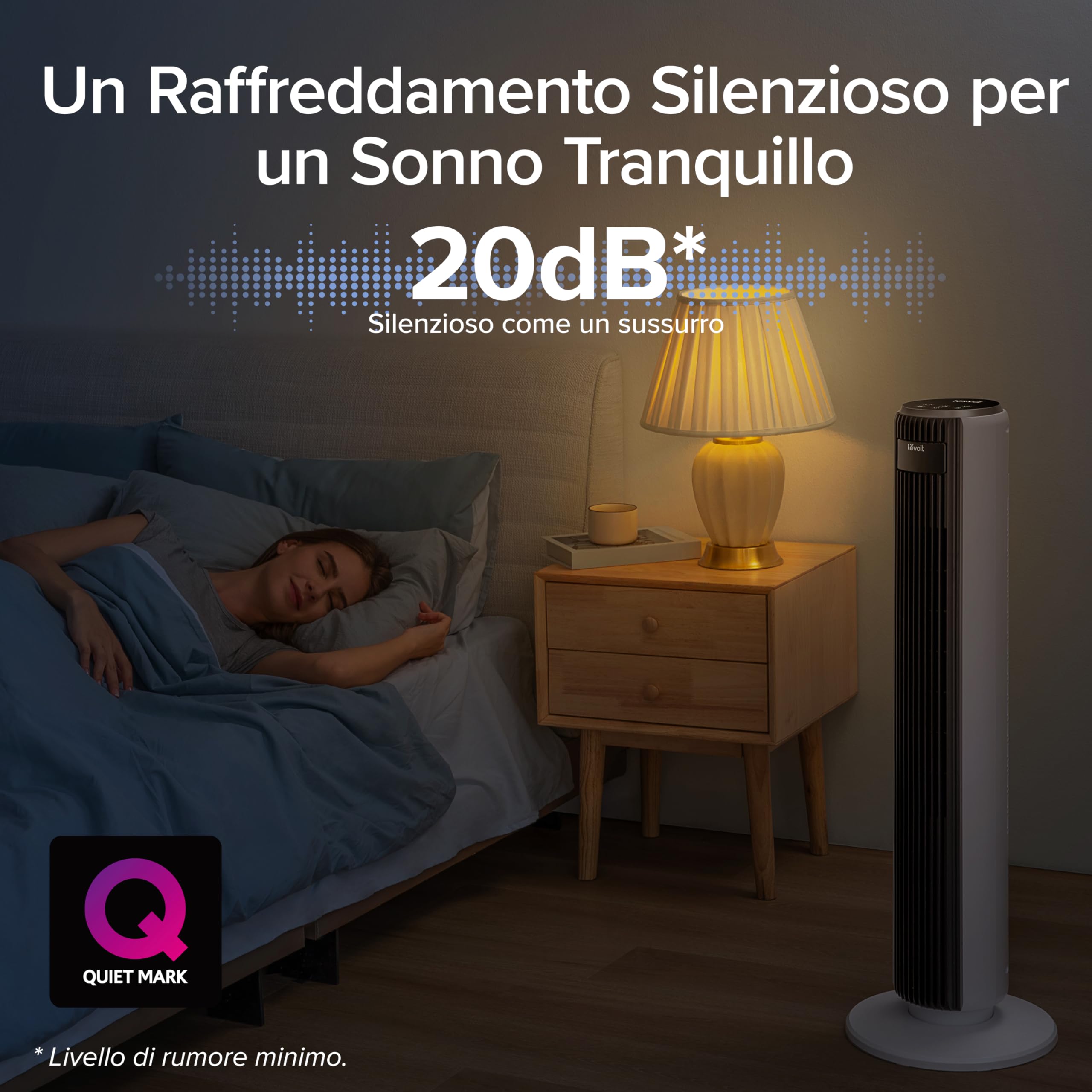 Ventilatore A Torre LEVOIT 108cm - 12 Velocità, Oscillazione 90°, Telecomando - Foto 11