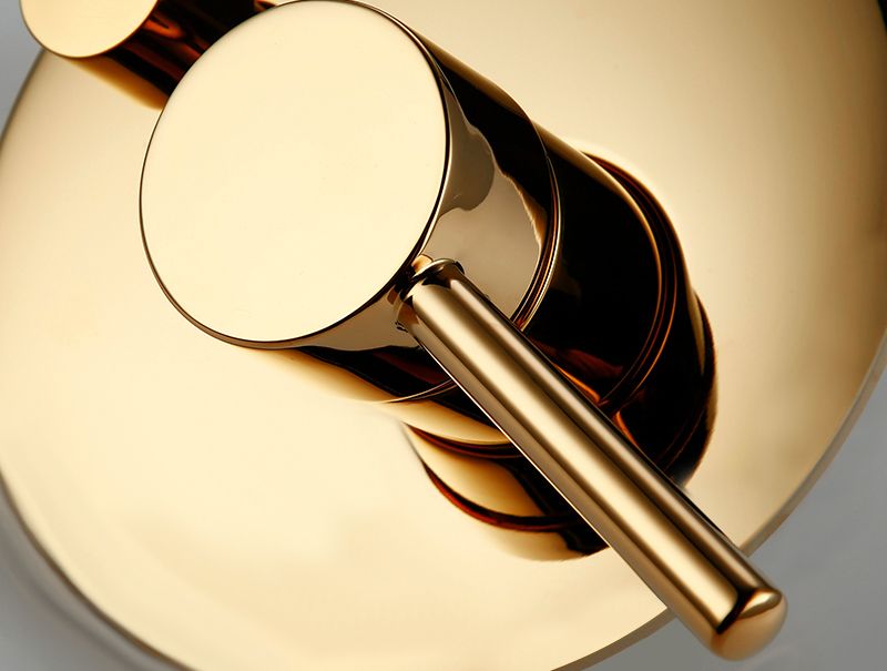 SET DOCCIA DA INCASSO REA LUNGO + BOX GOLD 36X16X36,5CM - 7