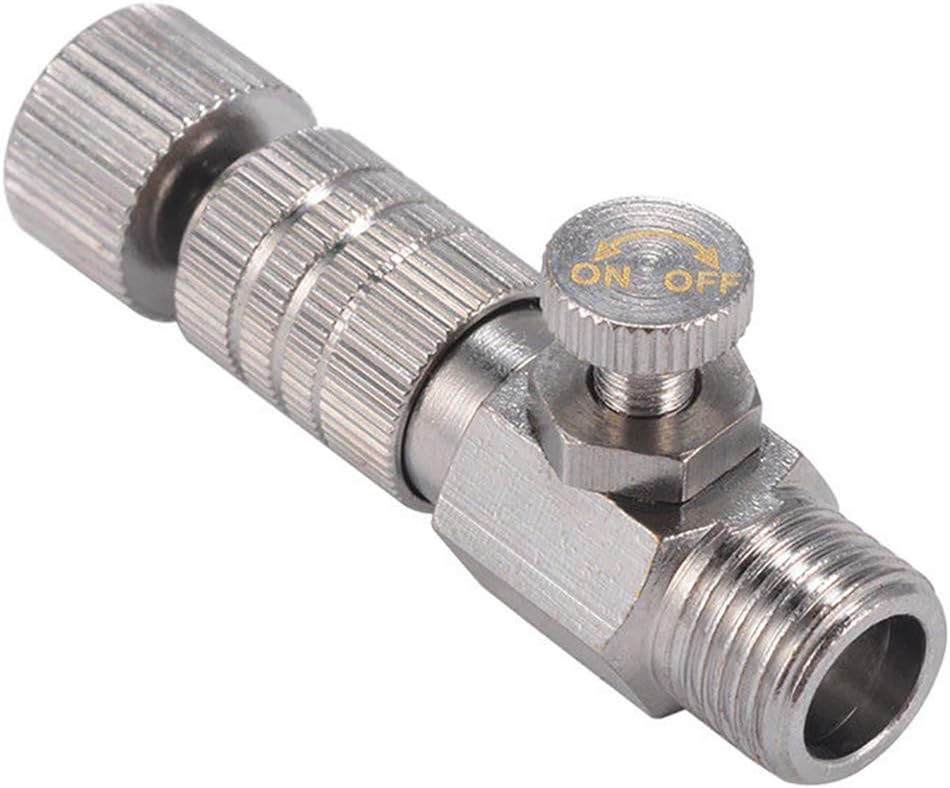 Adaptateur Déconnexion Rapide Pour Aérographe - Coupleur Rapide Pompe à Air, Réglage Débit D'Air