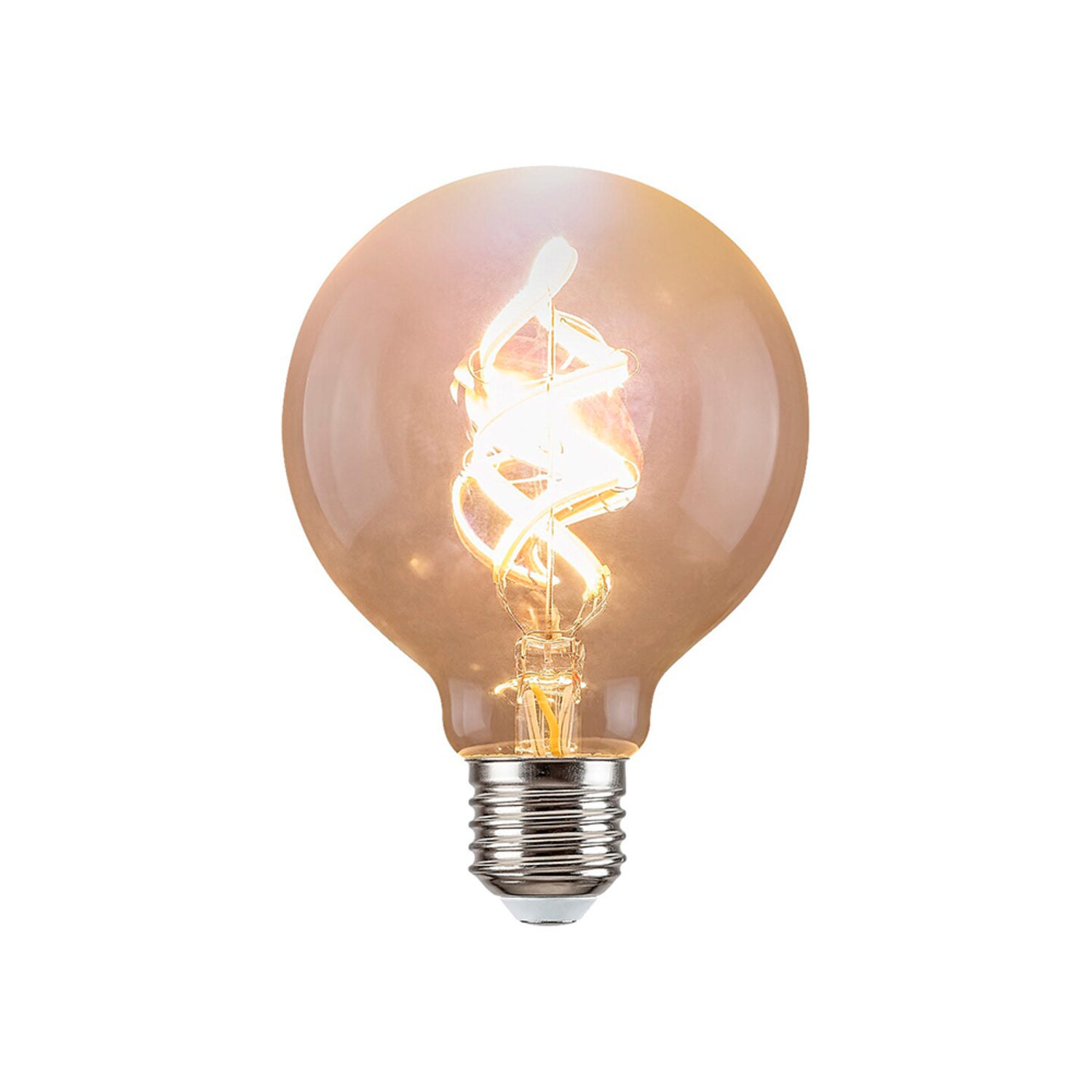 Bombilla LED de Filamento SMART WiFi Transparente E27 G95 300lm 4W