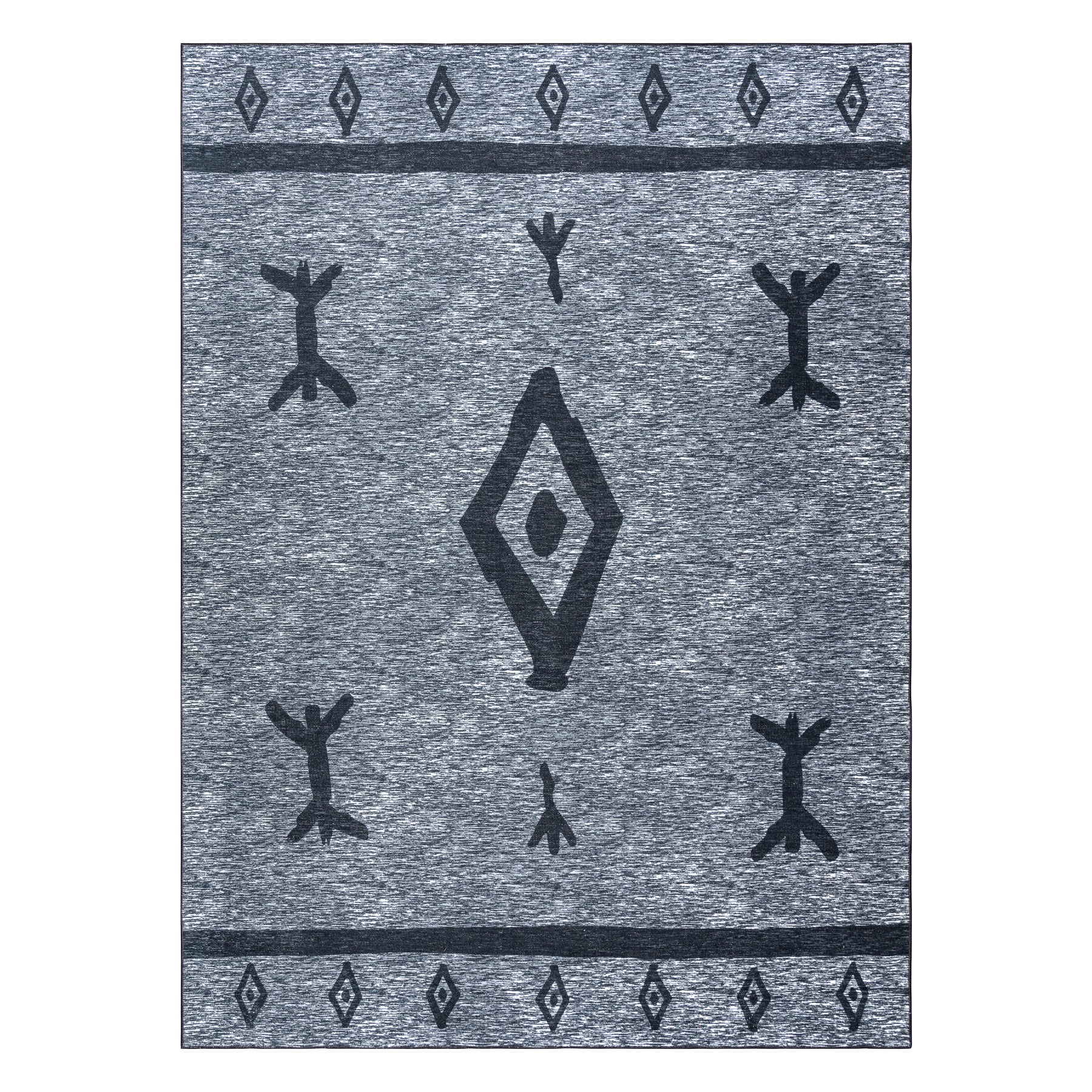 Dywan ANTIKA 119 tek, nowoczesny aztecki, do prania - szary 160x220 cm - 2